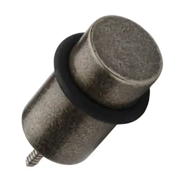 Click Here To Enlarge This Photo Of RPW136 50 M&period;Marcus Rustic Pewter Door Stop with Rubber Stopper