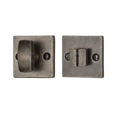 Click Here To Enlarge This Photo Of RPW155 M&period;Marcus Rustic Pewter Square Thumbturn & Emergency Release