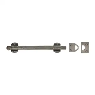 RPW2571 203 M&period;Marcus Rustic Pewter Slide Bolt 203 mm