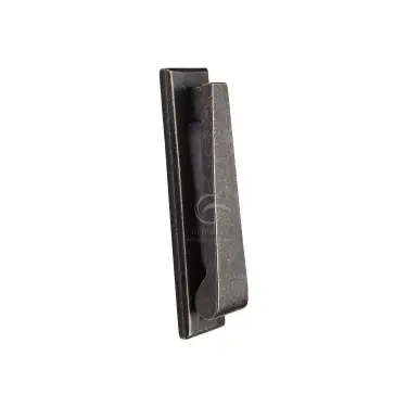 Click Here To Enlarge This Photo Of RPW338 M&period;Marcus Rustic Pewter Slim Door Knocker