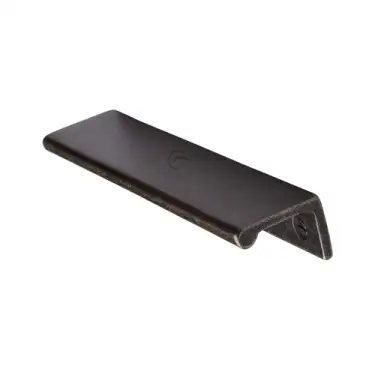 Click Here To Enlarge This Photo Of RPW3384 152 M&period;Marcus Rustic Pewter Edge Cabinet Pull 152mm