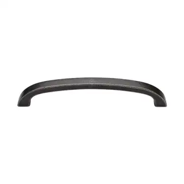 Click Here To Enlarge This Photo Of RPW3402 128 M&period;Marcus Rustic Pewter Cabinet Pull D Shaped Design 128mm