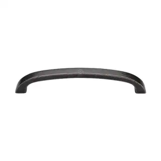 RPW3402 160 M&period;Marcus Rustic Pewter Cabinet Pull D Shaped Design 160mm