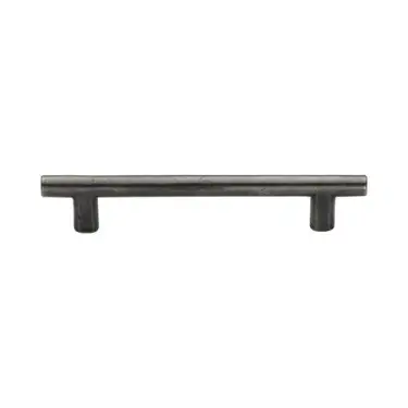 Click Here To Enlarge This Photo Of RPW361 128 M&period;Marcus Rustic Pewter Cabinet Pull Round T-Bar Design 128mm