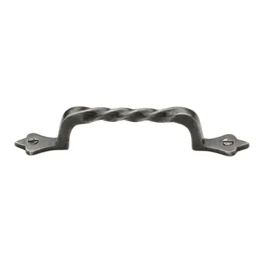 Click Here To Enlarge This Photo Of RPW370 251 M&period;Marcus Rustic Pewter Cabinet Pull Twist Design 251mm