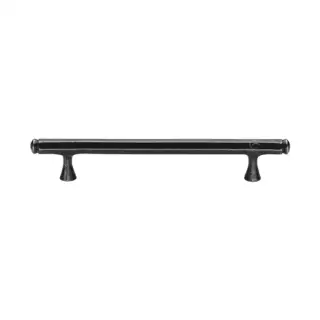 RPW371 192 M&period;Marcus Rustic Pewter Cabinet Pull Hexagon Design 192mm
