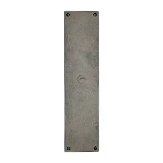 RPW431 M&period;Marcus Rustic Pewter Fingerplate