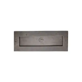 RPW465 254&period;101 M&period;Marcus Rustic Pewter Letterplate 10 1&sol;2" x 4"