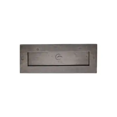 Click Here To Enlarge This Photo Of RPW465 305 M&period;Marcus Rustic Pewter Letterplate 12" x 4"