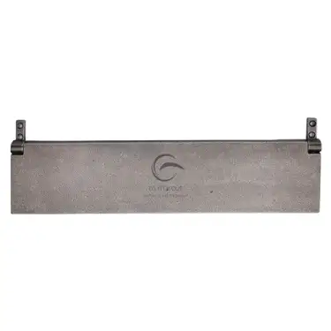 Click Here To Enlarge This Photo Of RPW862 348 M&period;Marcus Rustic Pewter Interior Letterflap 348mm x 88mm
