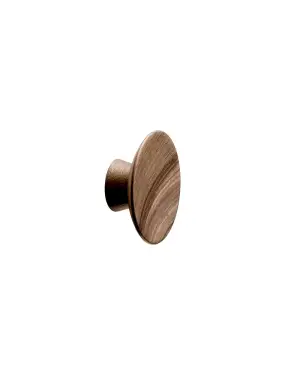 Click Here To Enlarge This Photo Of Furnipart 'Olympia' Wooden Cabinet Knob D50mm - Clear Lacquered Walnut &lpar;100413050-292&rpar;