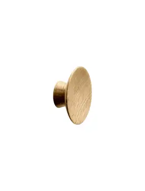 Click Here To Enlarge This Photo Of Furnipart 'Olympia' Wooden Cabinet Knob D65mm - Clear Lacquered Oak &lpar;100413065-052&rpar;