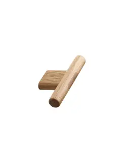 Furnipart 'Join' Wooden Cabinet Knob L80mm &sol; C16mm - Lacquered Oak &lpar;103290016-052&rpar;