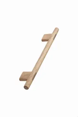 Click Here To Enlarge This Photo Of Furnipart 'Join' Wooden Cabinet Pull L240mm &sol; C160mm - Lacquered Oak &lpar;103290160-052&rpar;