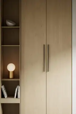 Click Here To Enlarge This Photo Of Furnipart 'Elan' Wooden Cabinet Pull L600mm &sol; C544mm - Dark Brown Oak &lpar;104420544-056&rpar;
