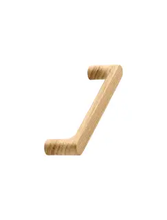 Furnipart 'Pinta' Wooden Cabinet Pull L272mm &sol; C256mm - Clear Lacquered Oak &lpar;104620256-052&rpar;