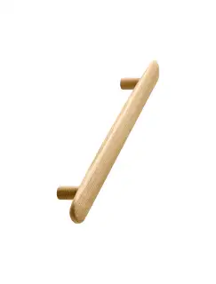 Furnipart 'Brutus' Wooden Cabinet Pull L224mm &sol; C160mm - Clear Lacquered Oak &lpar;106120160-052&rpar;