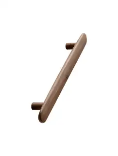 Furnipart 'Brutus' Wooden Cabinet Pull L224mm &sol; C160mm - Clear Lacquered Walnut &lpar;106120160-292&rpar;