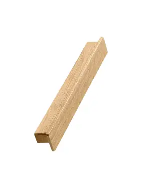Click Here To Enlarge This Photo Of Furnipart 'Shelter' Wooden Cabinet Pull L190mm &sol; C160mm - Clear Lacquered Oak &lpar;108220160-052&rpar;