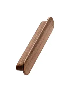 Furnipart 'Tuba' Wooden Cabinet Pull L156mm &sol; C128mm - Clear Lacquered Walnut &lpar;109020128-292&rpar;