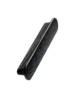 Furnipart 'Tuba' Wooden Cabinet Pull L156mm &sol; C128mm - Stained Black Ash &lpar;109020128-994&rpar;
