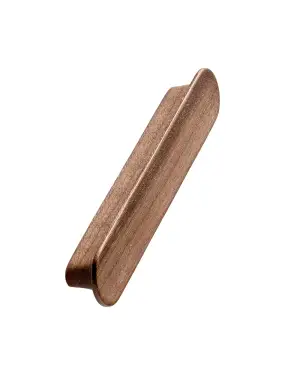 Click Here To Enlarge This Photo Of Furnipart 'Tuba' Wooden Cabinet Pull L284mm &sol; C256mm - Clear Lacquered Walnut &lpar;109020256-292&rpar;