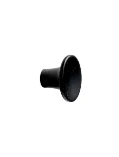 Furnipart 'Tuba' Wooden Cabinet Knob D28mm - Stained Black Ash &lpar;109120028-994&rpar;