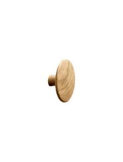 Furnipart 'Cloud' Wooden Cabinet Knob D48mm - Clear Lacquered Oak &lpar;109720048-052&rpar;