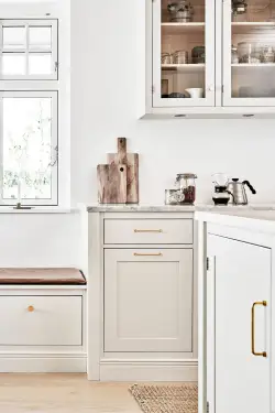 Click Here To Enlarge This Photo Of Furnipart 'Lounge' Cabinet Pull L174mm &sol; C160mm - Untreated Polished Brass &lpar;240330160-15&rpar;