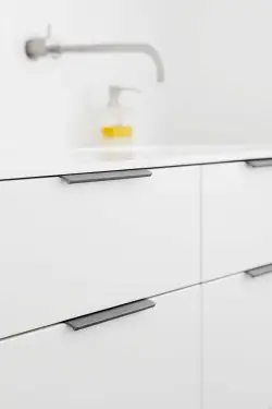 Click Here To Enlarge This Photo Of Furnipart Straight Edge Pull L100mm - Brushed Anthracite &lpar;419720100-91&period;1&rpar;