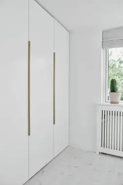 Click Here To Enlarge This Photo Of Furnipart Straight Edge Pull L1200mm - Brushed Brass &lpar;4197201200-31&period;1&rpar;