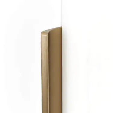 Click Here To Enlarge This Photo Of Furnipart Straight Edge Pull L600mm - Brushed Brass &lpar;419720600-31&period;1&rpar;