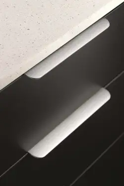 Click Here To Enlarge This Photo Of Furnipart Round Edge Pull L350mm - Inox Look &lpar;419920350-66&period;1&rpar;