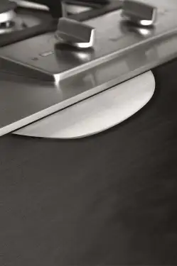 Click Here To Enlarge This Photo Of Furnipart Bow Edge Pull L200mm &sol; C160mm - Inox Look &lpar;423920200-66&period;1&rpar;