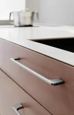 Click Here To Enlarge This Photo Of Furnipart 'Doppia' Cabinet Pull L296mm &sol; C288mm - Inox Look &lpar;428120256288-66&rpar;