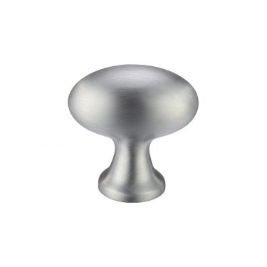 Click Here To Enlarge This Photo Of FCH05CSC - Zoo Hardware Oval Cupboard Knob 38mm dia&period; Satin Chrome