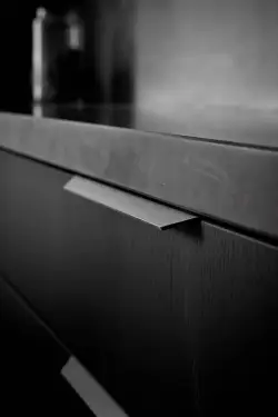 Click Here To Enlarge This Photo Of Furnipart 'Blaze 2' Edge Pull L200mm - Brushed Anthracite &lpar;434520200-91&rpar;