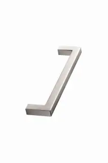 Furnipart 'Square 10' Cabinet Pull L138mm &sol; C128mm - Inox Look &lpar;435820128-66&rpar;