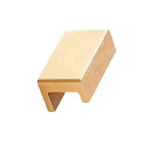 Furnipart 'Station' Cabinet Knob L44mm - Brushed Brass &lpar;437620032-31&rpar;