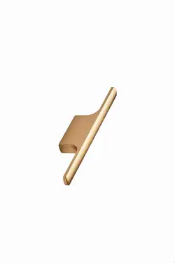Click Here To Enlarge This Photo Of Furnipart 'Tau' Cabinet Knob L126mm &sol; C32mm - Brushed Brass &lpar;446320032-31&rpar;