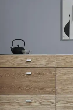 Click Here To Enlarge This Photo Of Furnipart 'Elan' Cabinet Knob L50mm - Inox Look &lpar;453320032-66&rpar;