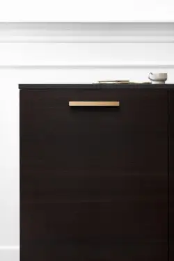 Click Here To Enlarge This Photo Of Furnipart 'Elan' Cabinet Pull L200mm - Brushed Brass &lpar;453320160-31&rpar;