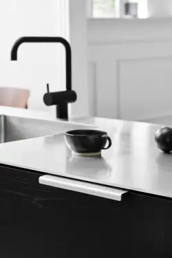 Click Here To Enlarge This Photo Of Furnipart 'Artisan' Cabinet Pull L200mm - Inox Look &lpar;454320200-66&rpar;