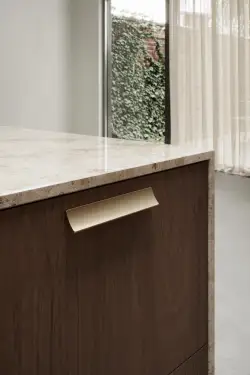 Click Here To Enlarge This Photo Of Furnipart 'Ciel' Cabinet Pull L200mm &sol; C160mm - Matt Brass &lpar;459220160-40&rpar;