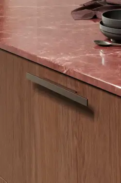 Click Here To Enlarge This Photo Of Furnipart 'Facet' Cabinet Pull L220mm &sol; C96mm - Matt Bronze &lpar;459320096-84&rpar;