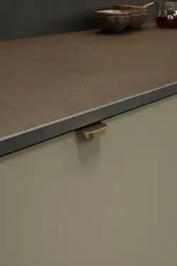 Click Here To Enlarge This Photo Of Furnipart 'Comet' Cabinet Pull L50mm &sol; C32mm - Matt Brass &lpar;459420050-40&rpar;