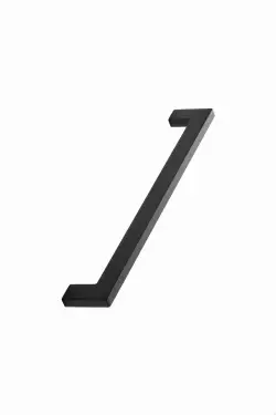 Click Here To Enlarge This Photo Of Furnipart 'Flat' Cabinet Pull L206mm &sol; C192mm - Matt Black &lpar;512860192-99&rpar;