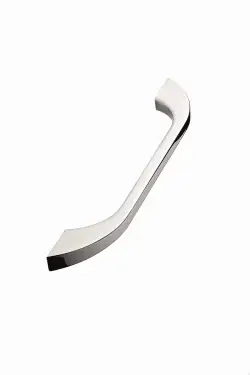 Click Here To Enlarge This Photo Of Furnipart 'Slim' Cabinet Pull L200mm &sol; C160mm - Bright Chrome &lpar;515460160-08&period;2&rpar;