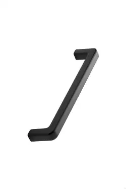 Click Here To Enlarge This Photo Of Furnipart 'Mango' Cabinet Pull L204mm &sol; C192mm - Black &lpar;529060192-9005&rpar;