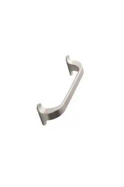 Click Here To Enlarge This Photo Of Furnipart 'Locker' Cabinet Pull L140mm &sol; C128mm - Inox Look &lpar;534260128-66&rpar;